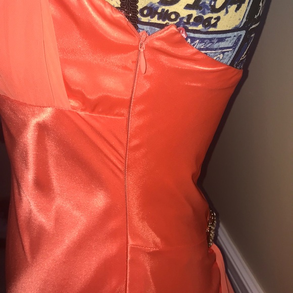 Cache Burnt Orange Formal Gown - Picture 4 of 8